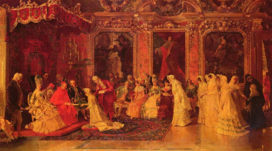 Luis Alvarez Catala Princess Borghese Bestowing Dowries